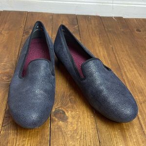 Munro Barb flats Womens size 11M navy blue